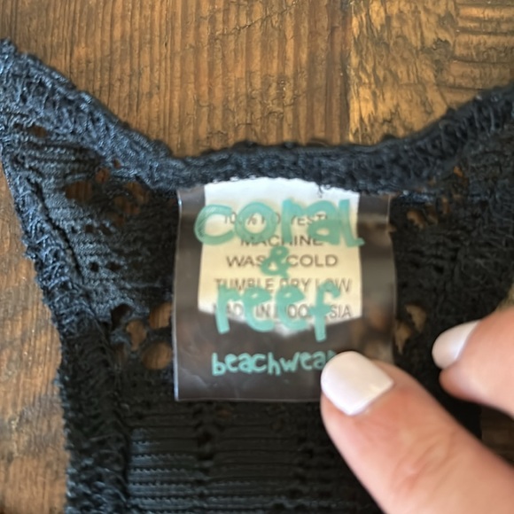 Coral Reef Girls Swim Coverup Size 6X - Picture 2 of 4